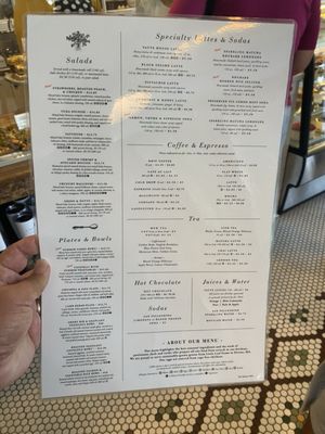 Menu photo 4 Tatte Bakery & Cafe | Pier 4 Boston, MA