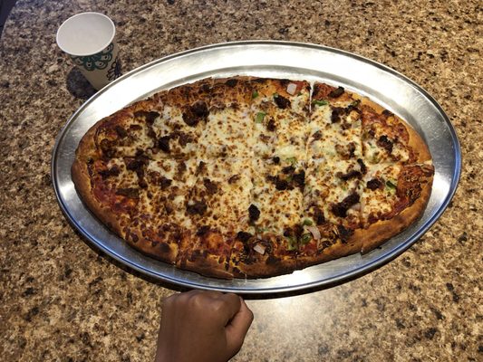 Football Pizza by null