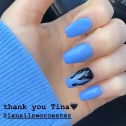 La Hair & Nails - $45 for the best acrylics. So affordable and they take their time on each nail! Best place by far