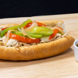 The Burger Grind - Chicken Philly Sandwich
