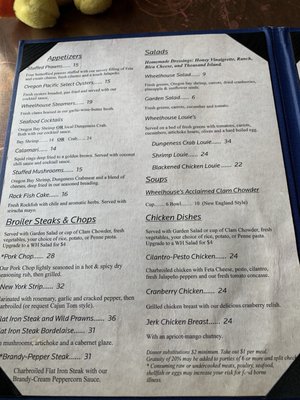 Menu photo 7 The Wheelhouse & Crowsnest Bandon, OR Menu photo 7 The Wheelhouse & Crowsnest Bandon, OR