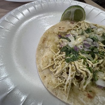 Taqueria Resendiz - Poblano chicken taco - Mexican Near Me - West Yellowstone, Montana