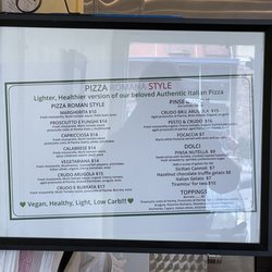 Pastiamo - Pizza menu