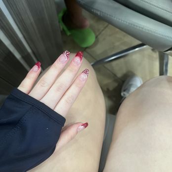 Lavish Nails and Spa by Billy - I got these for Halloween, so the guy that helped me drew spider-webs based off the reference photo! - Nail Salons Near Me - Gilbert, Arizona Lavish Nails and Spa by Billy - I got these for Halloween, so the guy that helped me drew spider-webs based off the reference photo! - Nail Salons Near Me - Gilbert, Arizona