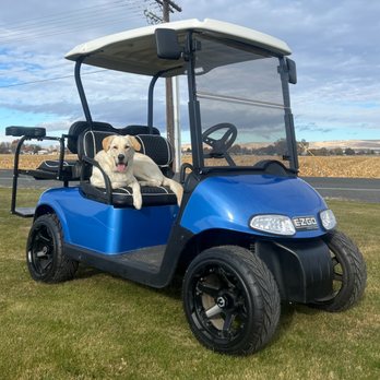 Kel Carts - Loving my new Kel-Cart, but Kelly wouldn't let me keep the dog...DOH! thanks Kelly. - Golf Cart Rentals Near Me - Quincy, Washington Kel Carts - Loving my new Kel-Cart, but Kelly wouldn't let me keep the dog...DOH! thanks Kelly. - Golf Cart Rentals Near Me - Quincy, Washington
