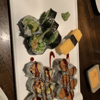 Hoshi Sushi - First (of many ) rounds of sushi - Sushi Bars Near Me - Stony Brook, New York