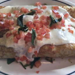 Chicken Florentine Crepes