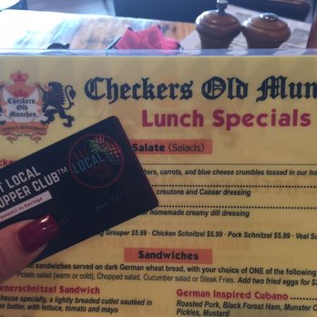 Checkers Old Munchen - American Near Me - Pompano Beach, Florida
