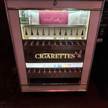 McCarthy's Pub - Cigarette machine!! Thought these had all been "retired".... - Dive Bars Near Me - Centereach, New York McCarthy's Pub - Cigarette machine!! Thought these had all been "retired".... - Dive Bars Near Me - Centereach, New York