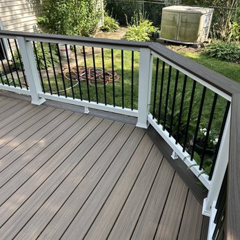 Deck and Fence - Trex composite deck - Decks & Railing Near Me