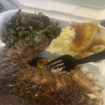 Big Daddy's Kitchen - Jerk Chicken WIngs with Rice - Southern Near Me - Atlanta, Georgia