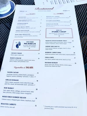Menu photo 1 Bentwood Tavern New Buffalo, MI