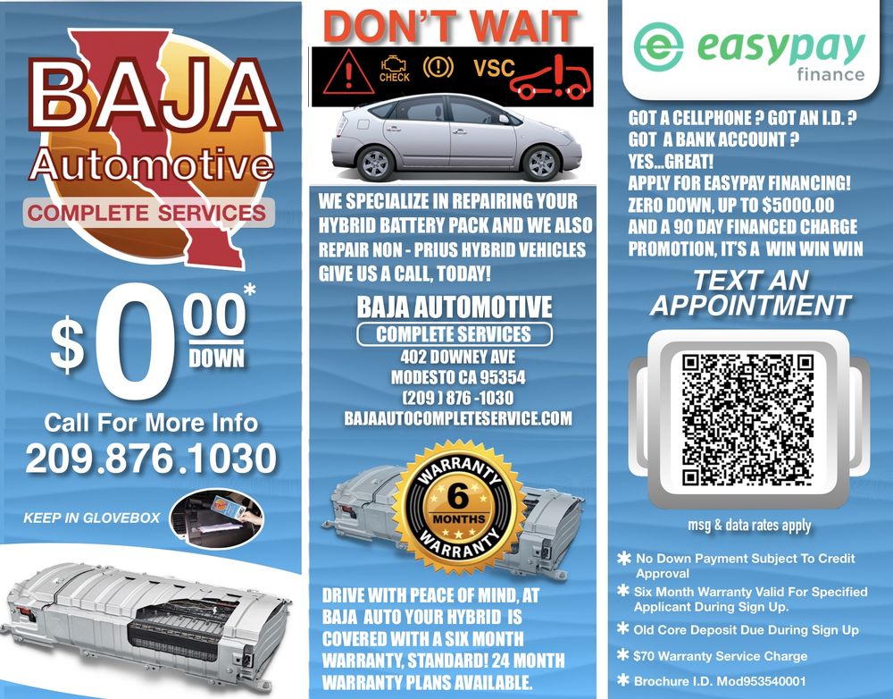 BAJA AUTOMOTIVE SERVICE Updated August 2024 Request a Quote 402