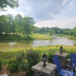 Country Club At Woodmore - View from the patio of the clubhouse.
