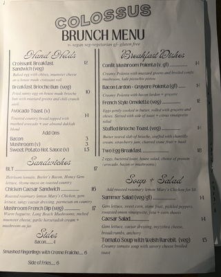Menu photo 3 Colossus Long Beach, CA Menu photo 3 Colossus Long Beach, CA