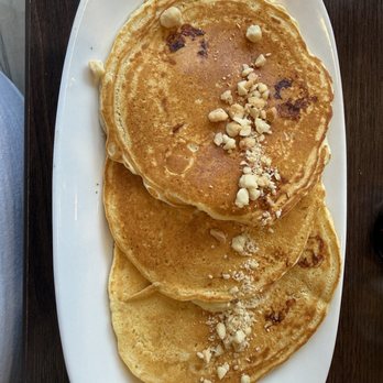Truett's Luau - Macadamia nut and banana pancakes - Fast Food Near Me - Fayetteville, Georgia Truett's Luau - Macadamia nut and banana pancakes - Fast Food Near Me - Fayetteville, Georgia