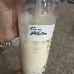 Panda milk tea Panda milk tea