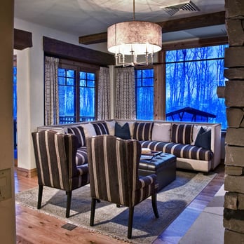 Summit and Sands - Deer Valley Utah Condo Family Room - Interior Design Near Me - Truckee, California