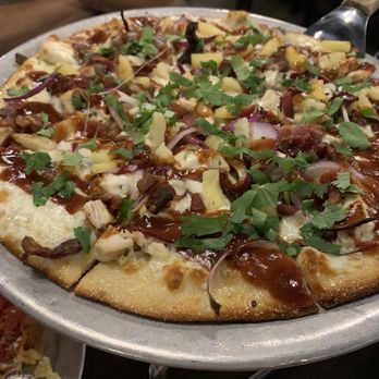 Blue Line Pizza - Thin crust bbq chicken - Pizza Near Me - Campbell, California