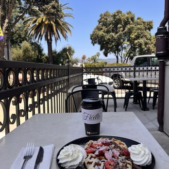 Café Ficelle - Waffles with Strawberries and Nutella - Sandwiches Near Me - Camarillo, California