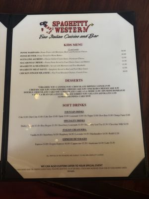 Menu photo 8 Spaghetty Western Las Vegas, NV Menu photo 8 Spaghetty Western Las Vegas, NV