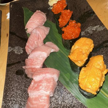 Sankyu Sushi & Izakaya - Fatty Tuna, Salmon Roe, Hokkaido Sea Urchin (BAD this day) - Sushi Bars Near Me - Mount Prospect, Illinois