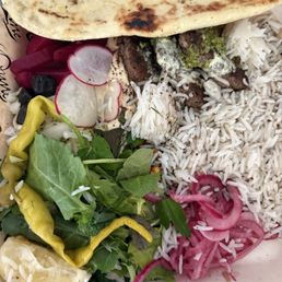 Hummus & Lamb Plate** Hummus & Lamb Plate**