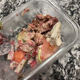 Build a bowl - enough for leftovers. Pretty colors and fresh ingredients