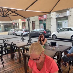Pizza DA Carmine - Covered outside seating