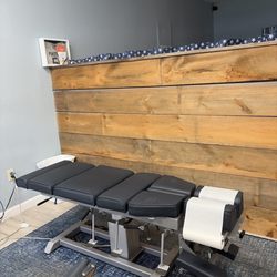 Chiropractor chair in office