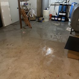 Flooded basement