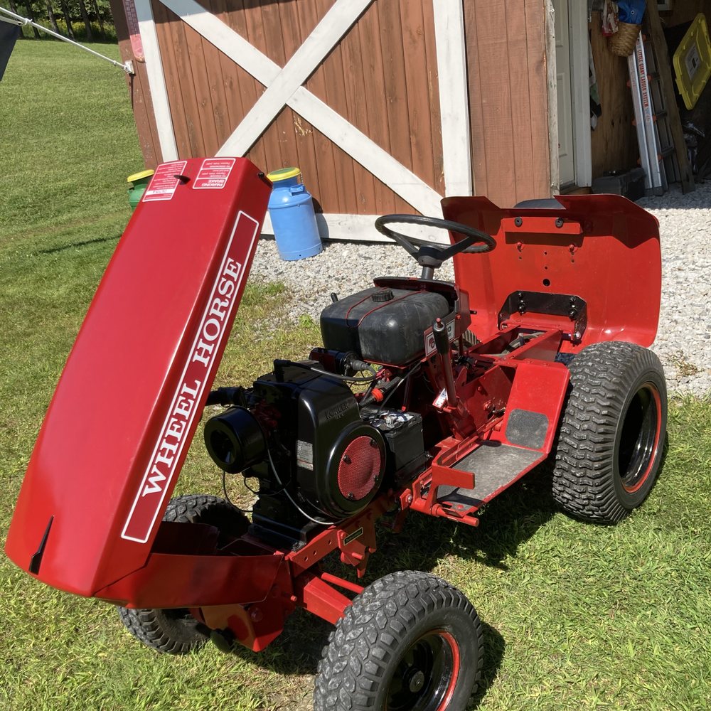 G K Auto Detailing - My detailed '75 Wheel Horse B-80. I actually showed up and did the work! - Auto Detailing Near Me - East Barre, Vermont G K Auto Detailing - My detailed '75 Wheel Horse B-80. I actually showed up and did the work! - Auto Detailing Near Me - East Barre, Vermont