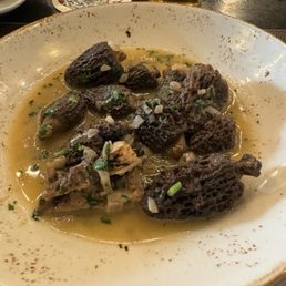 Wild morel mushroom appetizer.  Outstanding.