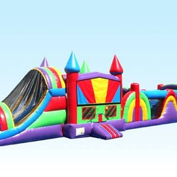 Monster Obstacle Course 68 Long x 17 Wide x 16 Tall Wet w/Pool or Dry w/Stop