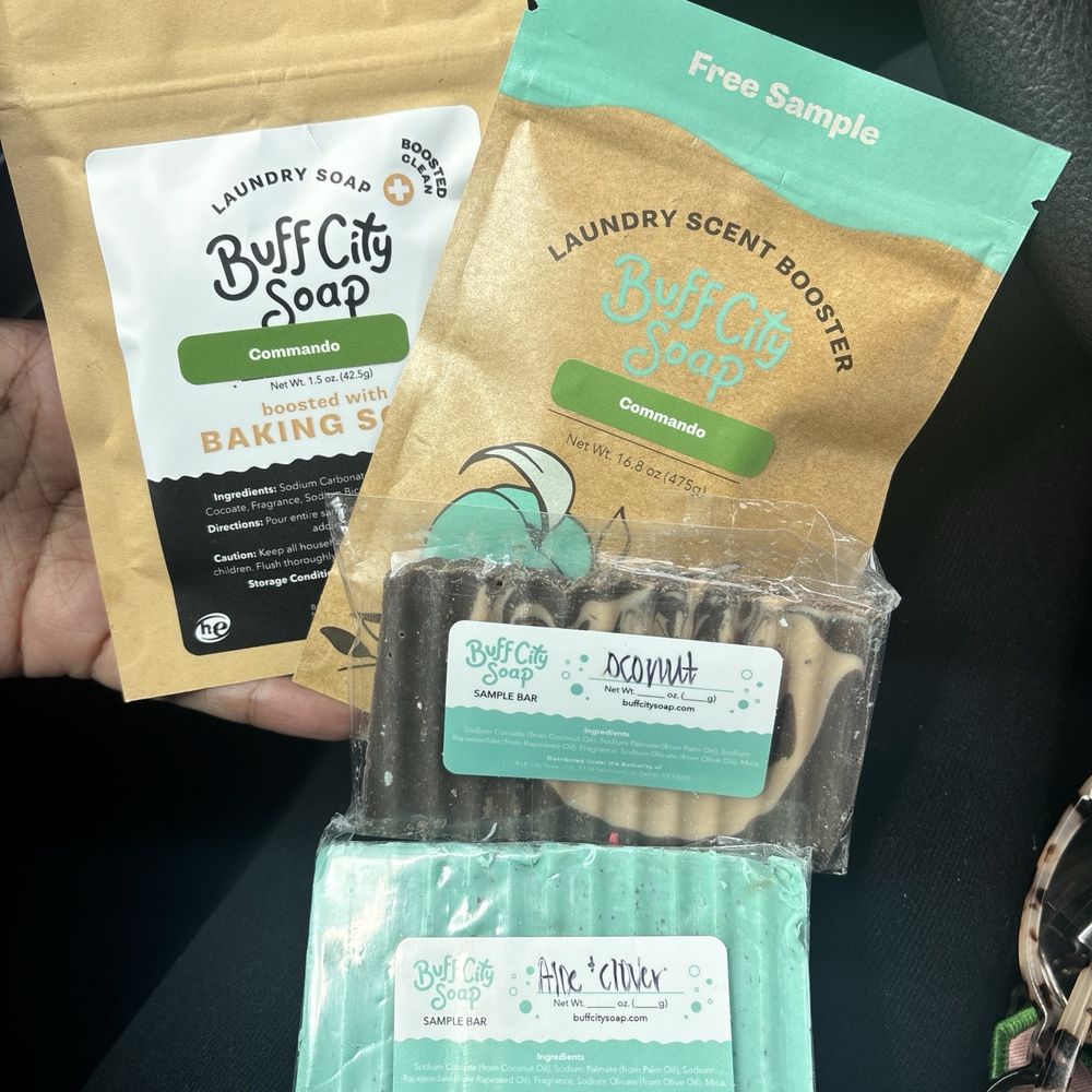 Buff City Soap - Free samples - Cosmetics & Beauty Supply Near Me - Columbia, South Carolina