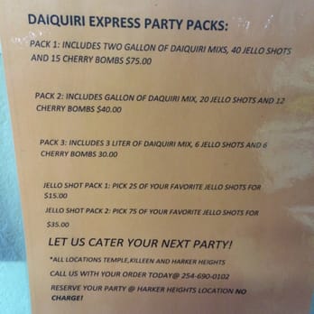 Daiquiri express - Beer, Wine & Spirits Near Me - Killeen, Texas