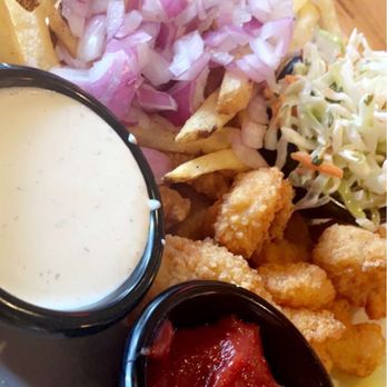 Applebee's Grill + Bar - Shrimp and fries and coleslaw - Sports Bars Near Me - Menifee, California Applebee's Grill + Bar - Shrimp and fries and coleslaw - Sports Bars Near Me - Menifee, California