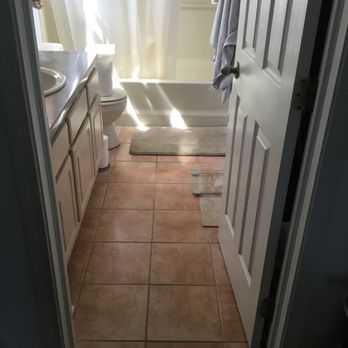 Rex Handyman Service - This is a before picture of tile work - Handyman Near Me