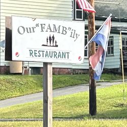 Our FAMBily Restaurant - Front sign