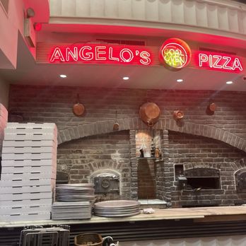 Angelo's Pizza - Inside of restaurant - Pizza Near Me - New York, New York