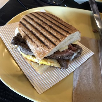 Panera Bread - Steak and egg sandwich - Salad Near Me - Woodburn, Oregon