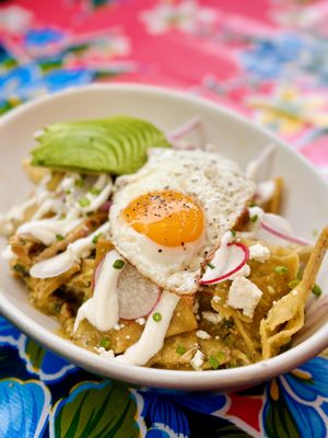 Photo of Lemon Poppy Kitchen - Los Angeles, CA, US. Chilaquiles