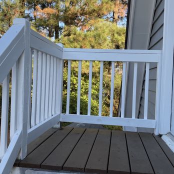 Tommy Boy Can Fix It - a porch with railings - Painters Near Me - Raleigh, North Carolina Tommy Boy Can Fix It - a porch with railings - Painters Near Me - Raleigh, North Carolina