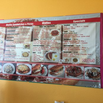 Waffles Cafe - Menu on the Wall - Coffee & Tea Near Me - Las Vegas, Nevada Waffles Cafe - Menu on the Wall - Coffee & Tea Near Me - Las Vegas, Nevada