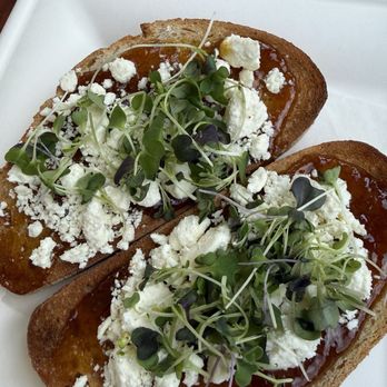 Elysium Cafe - Fig &Feta on sourdough toast - Coffee & Tea Near Me - Avon Lake, Ohio Elysium Cafe - Fig &Feta on sourdough toast - Coffee & Tea Near Me - Avon Lake, Ohio