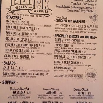 Sweet Chick - Breakfast & Brunch Near Me - Brooklyn, New York