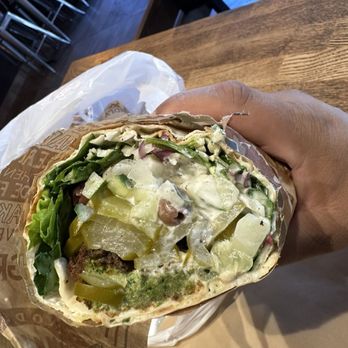 Parsley Modern Mediterranean - Falefel wrap - Mediterranean Near Me - Las Vegas, Nevada