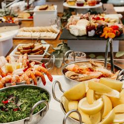 Made By Meg - Seafood Buffet setup