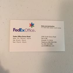 FedEx Office Print & Ship Center - Business card