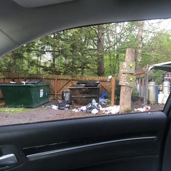 Happy Acres Resort Campgrounds - Usual mess from bears  Zero precautions - Campgrounds Near Me - Cummings, Pennsylvania